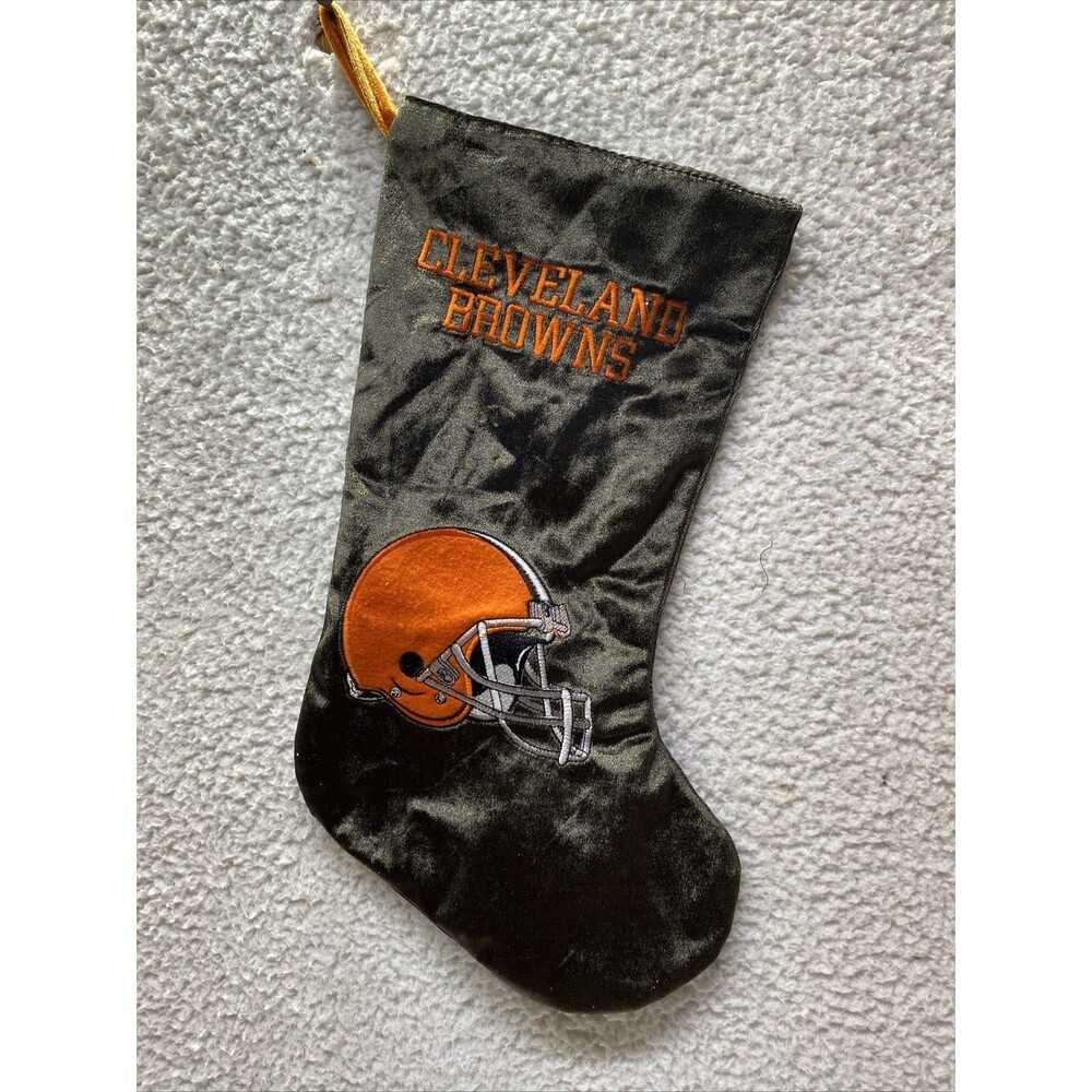 Cleveland Browns NFL Team Color Christmas Stocking